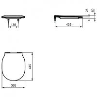 Комплект унитаза с инсталляцией Ideal Standard Connect Air E212101 с сиденьем Микролифт — фото 11, Комплекты унитаз + инсталляция