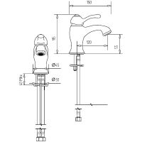 Товар: Смеситель для раковины Migliore Grazia 29684 Хром - фото 2 Смеситель для раковины Migliore Grazia 29684 Хром — фото 2, Смесители