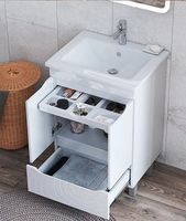 Товар: Тумба под раковину Vigo Grani 75 tn.GRI.OSK.75.2D.1Y Белая - фото 4 Тумба под раковину Vigo Grani 75 tn.GRI.OSK.75.2D.1Y Белая — фото 4, Мебель для ванной