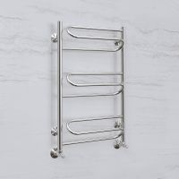 Водяной полотенцесушитель Terminus Юпитер П9 500x800 4670078530448 Хром, нижнее подключение, G 1/2" ВР — фото 3, Водяные полотенцесушители