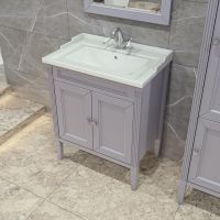 Товар: Тумба под раковину Caprigo Albion Concept 70 34011-SF028 Серая матовая - фото 2 Тумба под раковину Caprigo Albion Concept 70 34011-SF028 Серая матовая — фото 2, Мебель для ванной