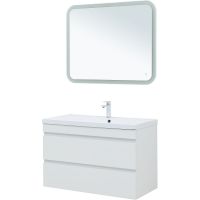 Товар: Тумба под раковину Aquanet Нота New 100 335420 подвесная Белый глянец - фото 6 Тумба под раковину Aquanet Нота New 100 335420 подвесная Белый глянец — фото 6, Мебель для ванной