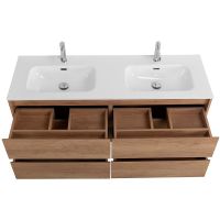 Тумба под раковину BelBagno Kraft 120 KRAFT-1200-4C-SO-2-RNN подвесная Rovere Nebrasca Nature — фото 3, Тумбы под раковину