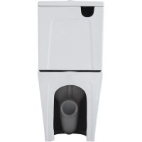 Товар: Унитаз компакт Black&White Universe 7789W с бачком и сиденьем Микролифт - фото 9 Унитаз компакт Black&White Universe 7789W с бачком и сиденьем Микролифт — фото 9, Унитазы