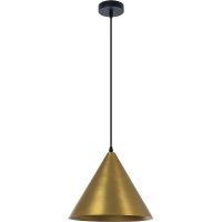 Подвесной светильник Artelamp David A7041SP-1BK Латунь матовая Черный — фото 1, Подвесные светильники