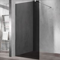 Душевая перегородка Vincea Walk-In 100 VSW-1H100CG профиль Хром стекло тонированное — фото 1, Душевые перегородки