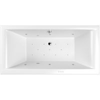 Акриловая ванна Whitecross Savia Duo 170x80 0103.170080.100.RELAX.CR с гидромассажем — фото 1, Ванны