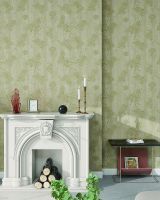 Обои Wiganford by Solo Teodoro WG5043 Винил на флизелине (1,06*10,05) Бежевый/Серебряный, Штукатурка — фото 2, Обои для стен