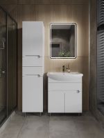 Товар: Тумба с раковиной Orange Topline-Rio 70 TR70-03E+RA Белый глянец - фото 4 Тумба с раковиной Orange Topline-Rio 70 TR70-03E+RA Белый глянец — фото 4, Мебель для ванной