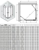 Товар: Душевой уголок New Trendy Avexa Black 100x110 EXK-1841 профиль Черный стекло прозрачное - фото 13 Душевой уголок New Trendy Avexa Black 100x110 EXK-1841 профиль Черный стекло прозрачное — фото 13, Душевые уголки