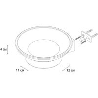 Мыльница Fixsen Trend FX-97808 Черный матовый — фото 2, Мыльницы