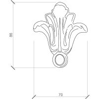 Орнамент Европласт 1.60.005 15x86x70 мм — фото 2, Колонны