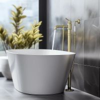 Товар: Смеситель для ванны Aquatek Классик AQ1545PG Полированное золото - фото 7 Смеситель для ванны Aquatek Классик AQ1545PG Полированное золото — фото 7, Смесители напольные