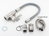 Смеситель для кухни Frap H48 F4448 Сатин Серый — фото 8, Смесители для кухни