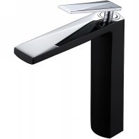 Смеситель для раковины Boheme Venturo 372-b Черный, Хром — фото 1, Смесители