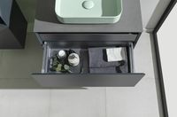 Тумба под раковину Allen Brau Infinity 85 1.21002.AM подвесная Антрацит матовый — фото 23, Тумбы под раковину