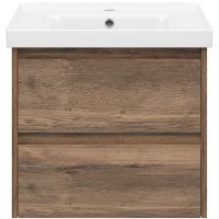 Товар: Тумба с раковиной Brevita Dallas 60 УТ000012648 подвесная Дуб Галифакс олово - фото 2 Тумба с раковиной Brevita Dallas 60 УТ000012648 подвесная Дуб Галифакс олово — фото 2, Мебель для ванной