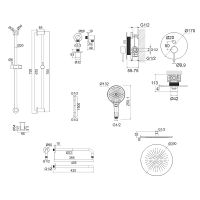 Товар: Душевая система Whitecross Y chrome YSET05TOPCR Хром - фото 13 Душевая система Whitecross Y chrome YSET05TOPCR Хром — фото 13, Душевое оборудование. Душевая программа