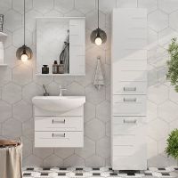 Товар: Зеркало со шкафом Volna Joli 60 R zsJOLI60.R-01 с подсветкой Белое - фото 6 Зеркало со шкафом Volna Joli 60 R zsJOLI60.R-01 с подсветкой Белое — фото 6, Зеркальные шкафы в ванную