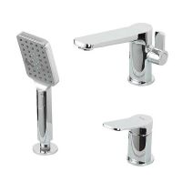 Смеситель на борт ванны Frap H61 Хром арт-F1161 — фото 2, Смесители на борт ванны