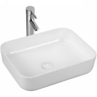 Раковина-чаша Sintesi 50 SIN-LVB-APP-409WM Белая матовая — фото 1, Раковины накладные