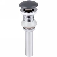 Товар: Донный клапан Sintesi SIN-VF-40GM click-clack Серый матовый - фото 2 Донный клапан Sintesi SIN-VF-40GM click-clack Серый матовый — фото 2, Донные клапаны