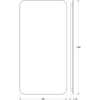 Товар: Зеркало Defesto Opti 60x120 DF 2818 с подсветкой 34W-3000К/Без выключателя/Теплый белый свет - фото 3 Зеркало Defesto Opti 60x120 DF 2818 с подсветкой 34W-3000К/Без выключателя/Теплый белый свет — фото 3, Мебель для ванной