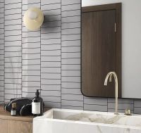 Керамическая плитка Equipe Costa Nova Grey Matt 28459 настенная 5х20 см — фото 2, Керамическая плитка