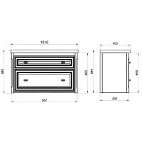 Товар: Тумба под раковину ASB-Woodline Кастелло 100 12060 подвесная Бежевая - фото 7 Тумба под раковину ASB-Woodline Кастелло 100 12060 подвесная Бежевая — фото 7, Мебель для ванной
