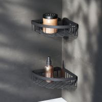 Комплект душевого уголка с душевой системой и аксессуарами AM.PM Gem 90x90 WK90EN профиль Черный матовый стекло прозрачное — фото 34, Душевые уголки четверть круга