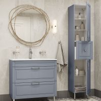 Товар: Шкаф пенал Iddis Oxford 36 Светло-серый арт-OXF36L0i97 - фото 5 Шкаф пенал Iddis Oxford 36 Светло-серый арт-OXF36L0i97 — фото 5, Пеналы для ванной комнаты