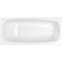 Акриловая ванна Whitecross Layla Slim 180x80 0122.180080.100.ULTRA.WH с гидромассажем — фото 1, Ванны