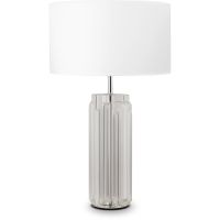 Товар: Настольная лампа Maytoni Modern Muse MOD304TL-01CH Белая Хром Прозрачная - фото 3 Настольная лампа Maytoni Modern Muse MOD304TL-01CH Белая Хром Прозрачная — фото 3, Настольные лампы