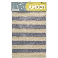 Коврик для ванной комнаты Fixsen Amber 50х80 FX-8040W Синий Бежевый — фото 4, Коврики для ванной комнаты