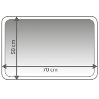 Коврик для ванной комнаты Ridder Fresh 50x70 7021313 Фиолетовый — фото 2, Аксессуары для туалета
