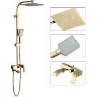Душевая система Gappo G07-3 Золото арт-G2407-3 — фото 2, Душевые стойки