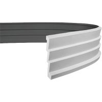 Карниз гибкий Европласт 1.50.145 2000x90x264 мм — фото 1, Карнизы