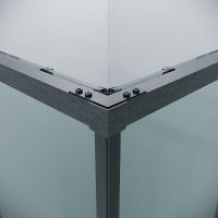 Товар: Душевой уголок Grossman Galaxy 70х70 300.K33.01.7070.42.00 профиль Графит сатин стекло прозрачное - фото 5 Душевой уголок Grossman Galaxy 70х70 300.K33.01.7070.42.00 профиль Графит сатин стекло прозрачное — фото 5, Квадратные душевые уголки