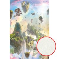 Фреска Ortograf Горы 30347 Фактура флок FLK Флизелин (1,8*2,7) Голубой/Зеленый, Горы/Небо — фото 1, Фрески