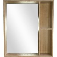 Зеркало Bellezza Рона 70 4614111030502 Натуральный дуб — фото 1, Мебель для ванной