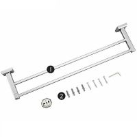 Товар: Полотенцедержатель Gappo G38 G3809 двойной Хром - фото 4 Полотенцедержатель Gappo G38 G3809 двойной Хром — фото 4, Полотенцедержатели