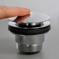 Донный клапан Hansgrohe 50100000 click-clack Хром — фото 4, Донные клапаны