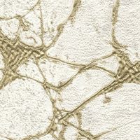 Обои Emiliana Parati Materica 1 73109 Винил на флизелине (1,06*10,05) Бежевый/Золото, Мрамор/Под камень — фото 2, Обои для стен