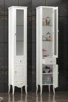 Товар: Шкаф пенал Opadiris Брунелла 38 R 00-00004340 Белый матовый - фото 5 Шкаф пенал Opadiris Брунелла 38 R 00-00004340 Белый матовый — фото 5, Мебель для ванной