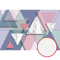 Фреска Ortograf Forma 32645 Фактура бархат FX Флизелин (4*2,7) Разноцветный, Геометрия/Абстракция арт-32645 (бархат FX) — фото 1, Фрески