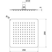 Товар: Верхний душ Aquatek AQ2072MB Черный матовый - фото 9 Верхний душ Aquatek AQ2072MB Черный матовый — фото 9, Душевое оборудование. Душевая программа