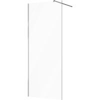 Душевая перегородка STWORKI Берген 90 MV-BE-90-CR профиль Хром глянцевый стекло прозрачное — фото 1, Душевые перегородки