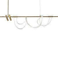 Подвесной светильник Artelamp Klimt A2850SP-45PB Белый Полированная медь — фото 1, Подвесные светильники