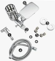 Гигиенический душ со смесителем Frap F7513 Хром — фото 9, Гигиенические души