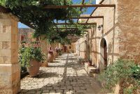 Фреска Ortograf Городской пейзаж 4619 Фактура бархат FX Флизелин (4*2,7) Бежевый/Зеленый, Город/Цветы арт-4619 (бархат FX) — фото 2, Фрески